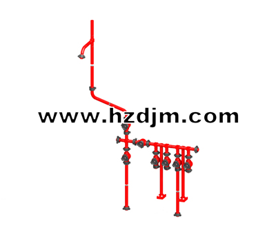 Marine cementing manifold